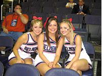 Belmont's auxiliary cheerleading squad. Click image to expand.
